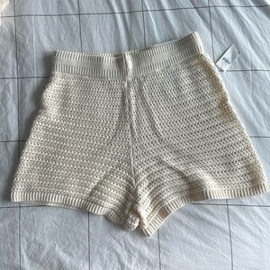 Crochet Shorts - Cream - NWT